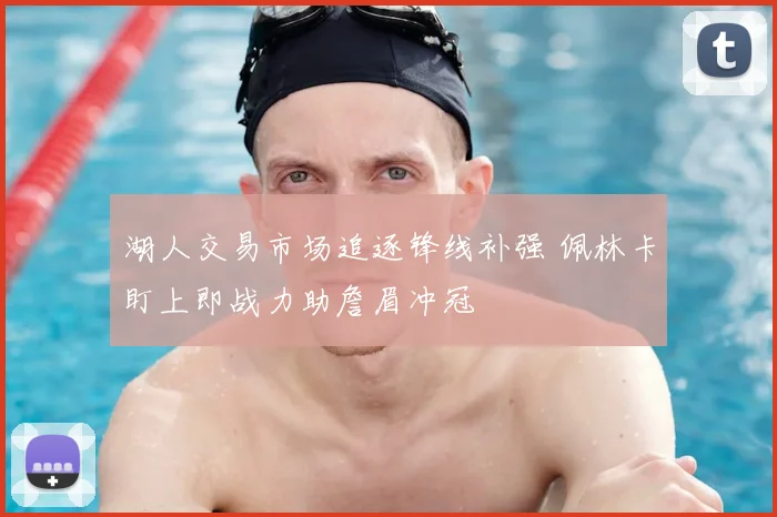 湖人交易市场追逐锋线补强 佩林卡盯上即战力助詹眉冲冠